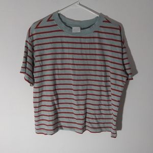 Abound striped T size L